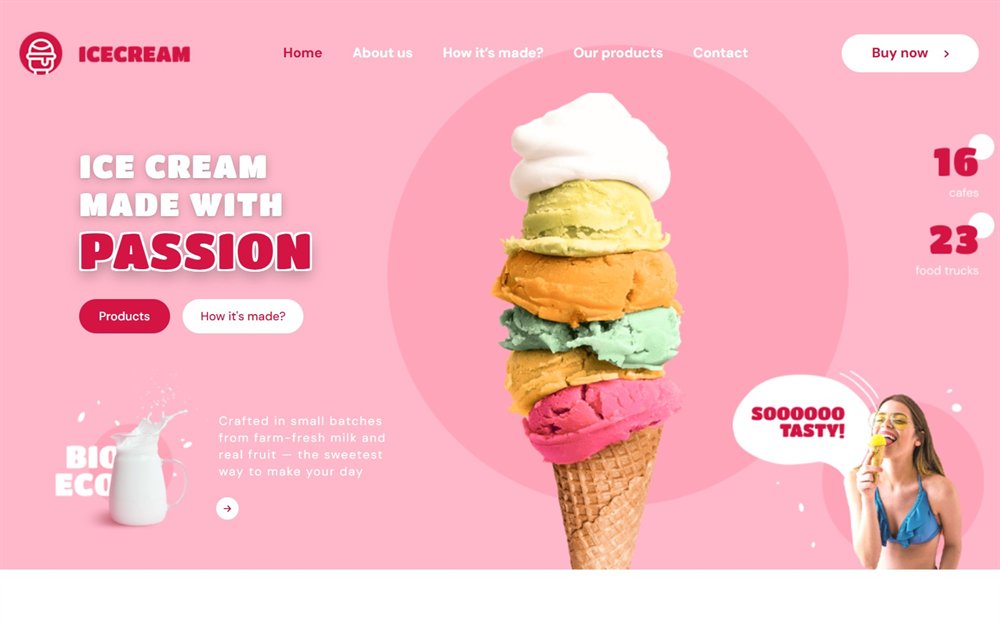 IceCream — превʼю сайту